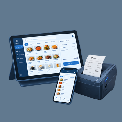 Handhelds, Tablets und Drucker für die Gastronomie